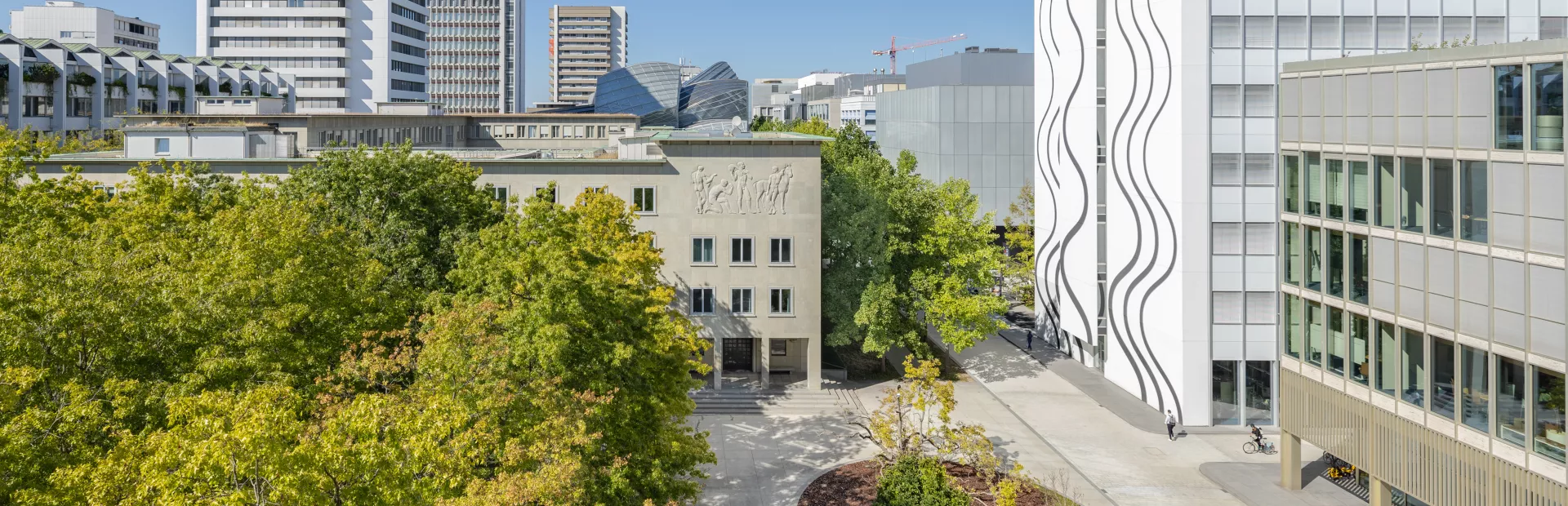 buildings on the novartis campus basel