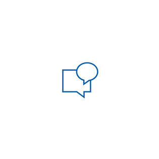 Icon of speech bubbles