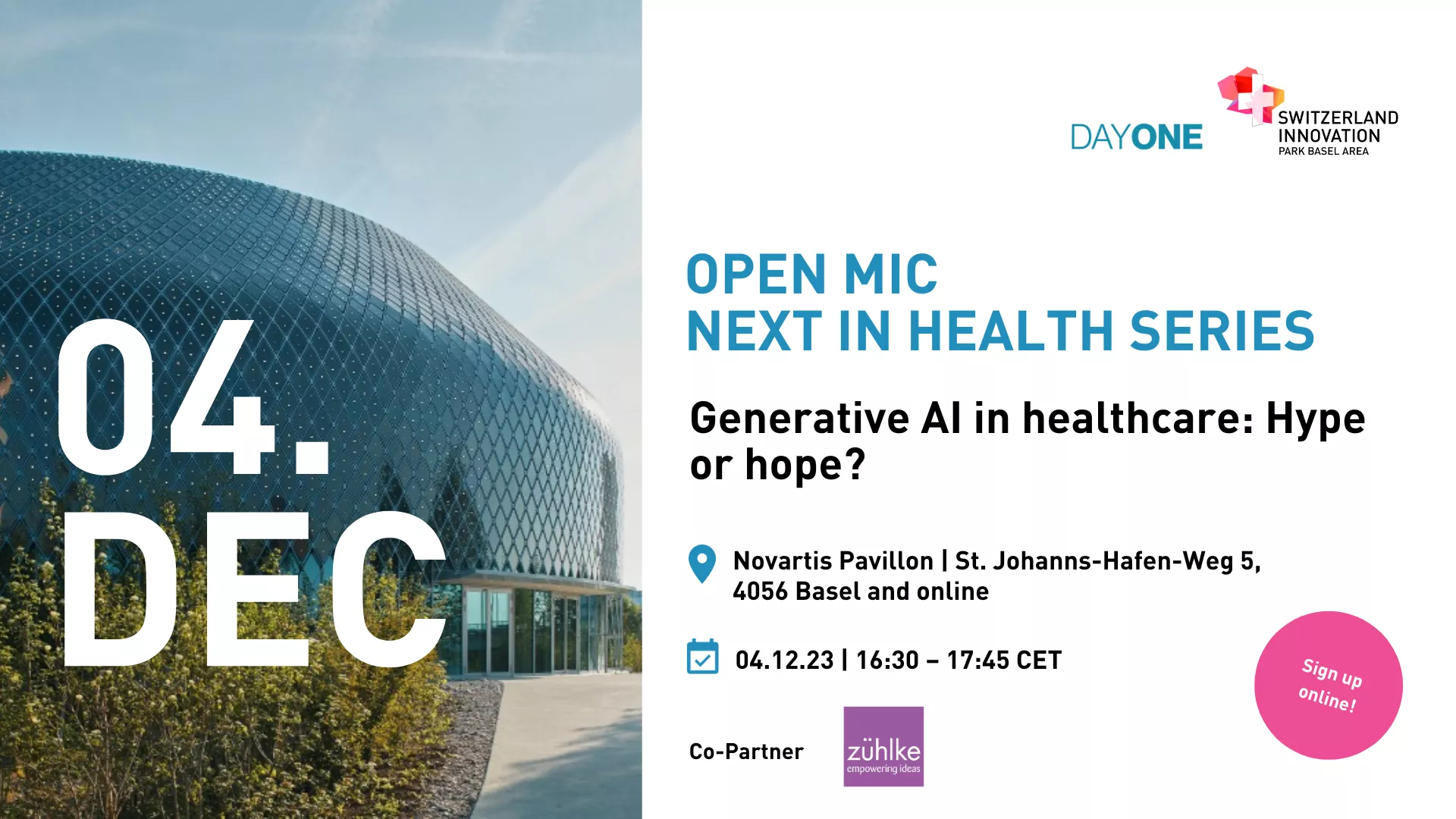 Open Mic Next in Health: Generative AI in healthcare Open Mic Next in Health: Generative AI in healthcare