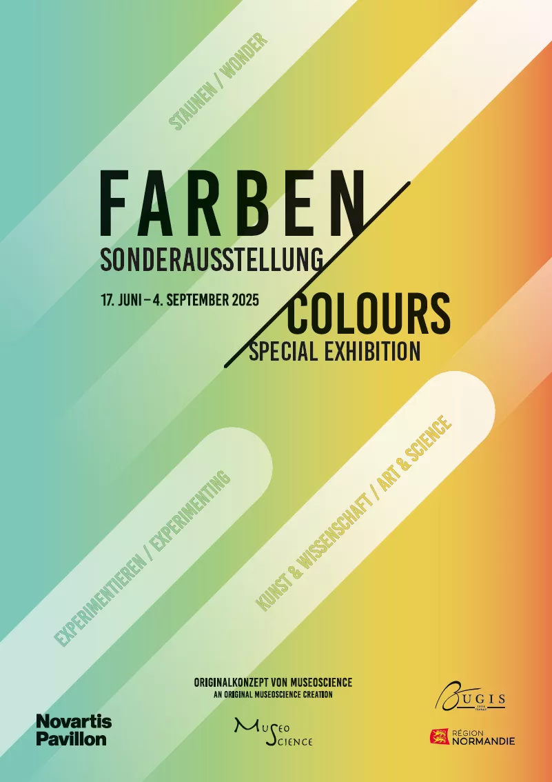 Titel Sonderausstellung FARBEN