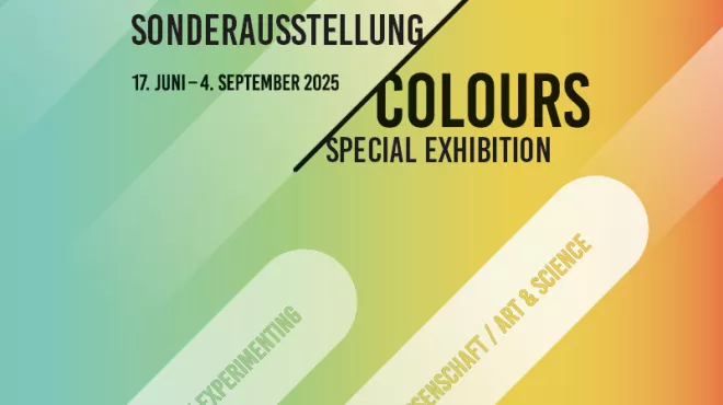 Titel Sonderausstellung FARBEN